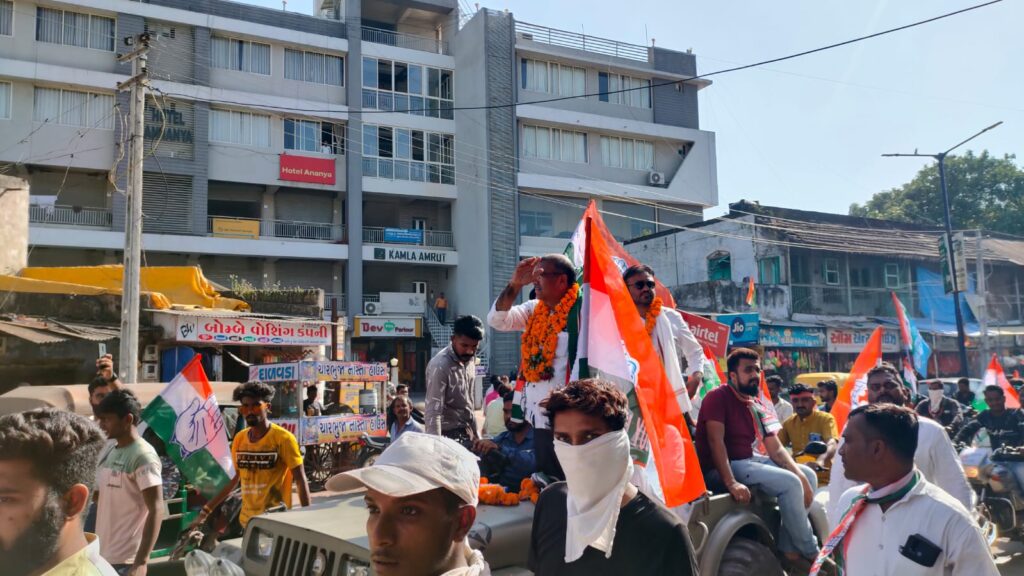 કલોલમાં યોજાયેલ યુવા પરિવર્તન યાત્રાથી કોંગ્રેસનો માહોલ તેજ બન્યો