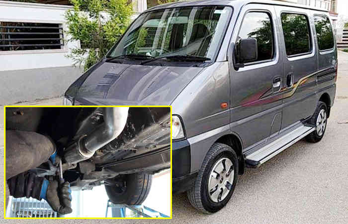 સાઇલેન્સર ચોરોનો તરખાટ : ડીંગુચામાંથી ઇકોનું સાઇલેન્સર ચોરાયું 