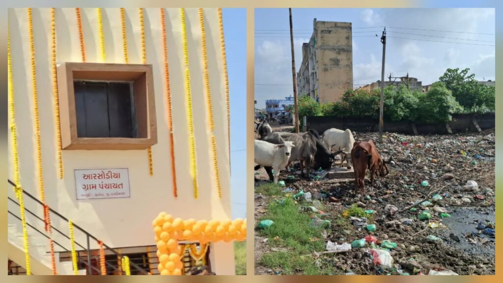 આરસોડીયા ગ્રામ પંચાયતની ચૂંટાયેલી બોડીમાં આંતરિક વિખવાદને પગલે પ્રજાના કામો ટલ્લે ચડ્યા 