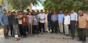 કલોલમાં તિરંગો લહેરાવી અને ફટાકડા ફોડી ભારતની જીતનો જશ્ન મનાવાયો